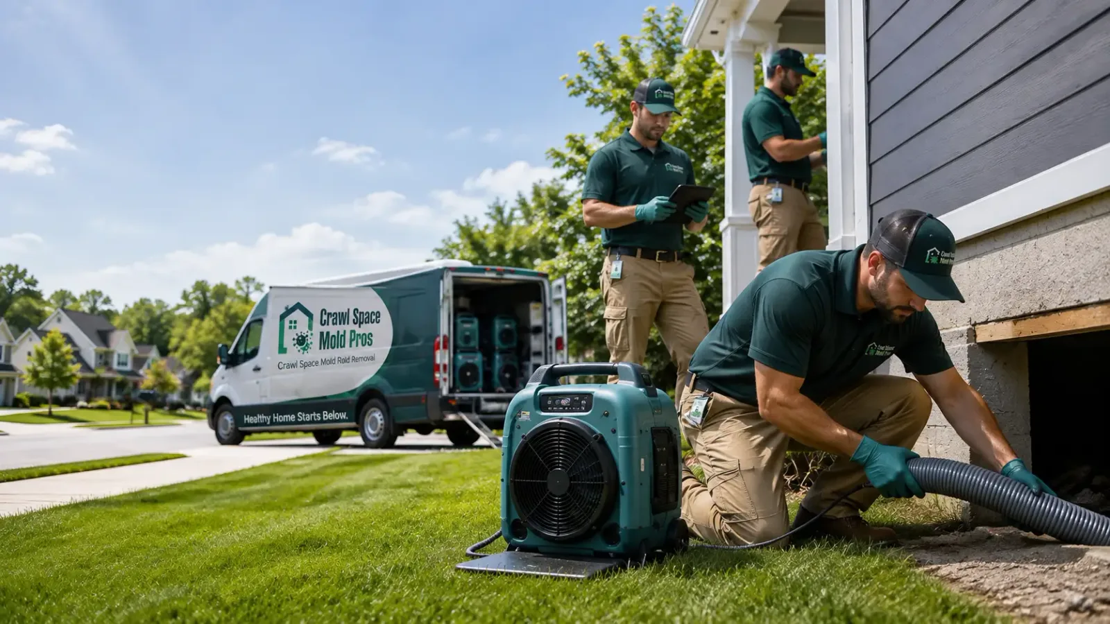 Crawl Space Mold Removal in Acushnet, MA